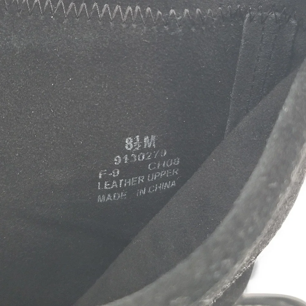 Sperry Suede Boots Tall Lace Up‎ Moc Toe Black Boots Women's